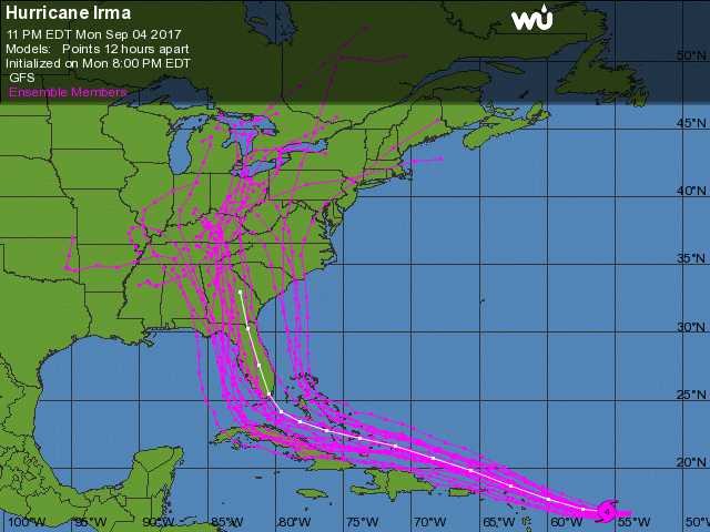 Hurricane Irma category 4