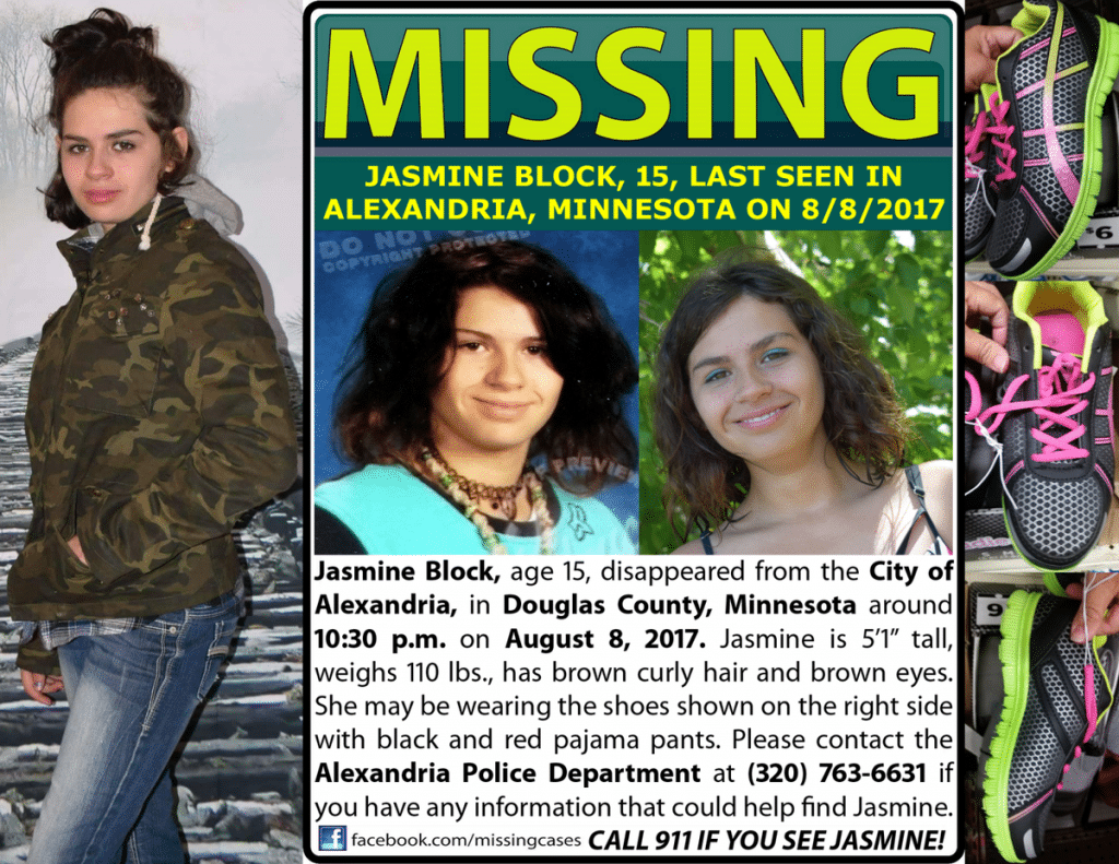 Jasmine Block Missing Minnesota Teen Swims To Freedom Three Arrested