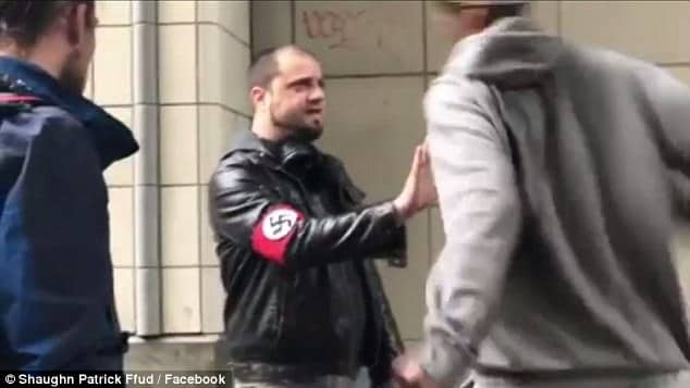 Seattle Nazi punched