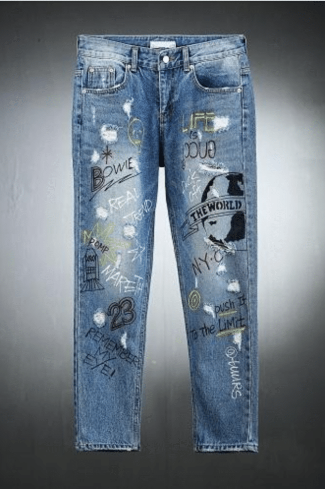 how to give your jeans a distressed look