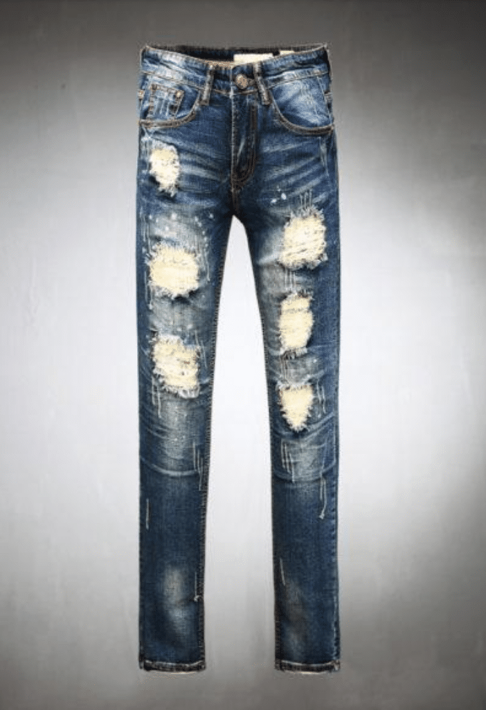 Distressed jeans mens