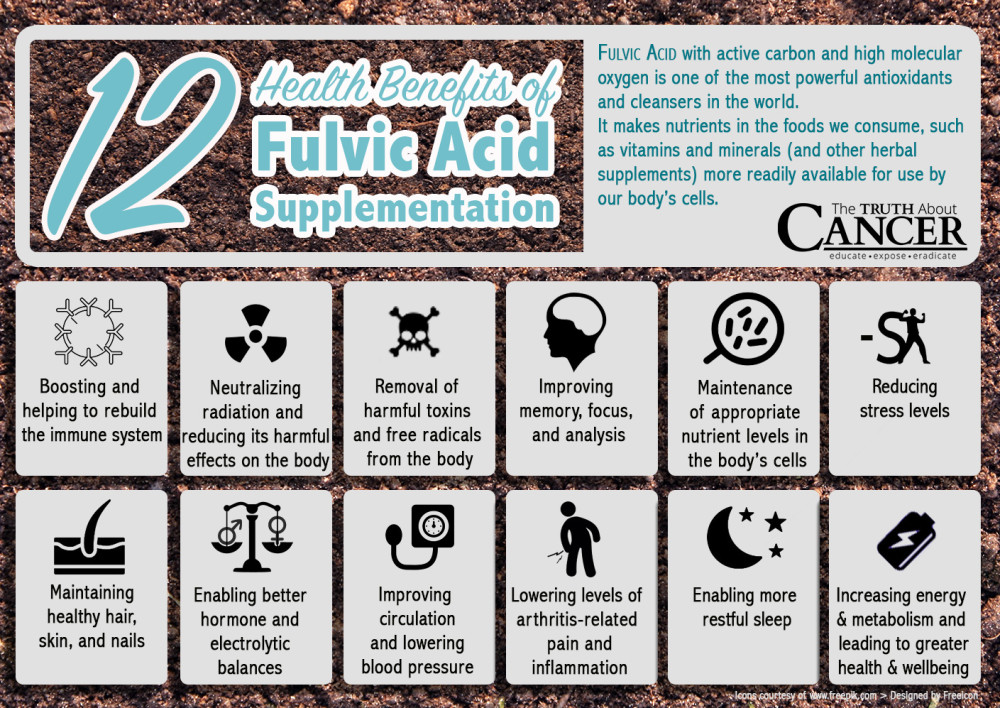 The Benefits Of  Fulvic Acid