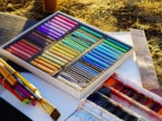 Painting with Oil Pastels