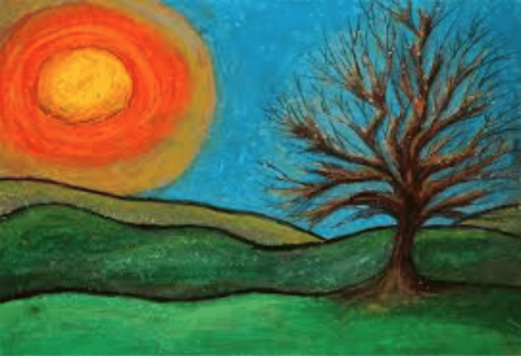 Painting with Oil Pastels