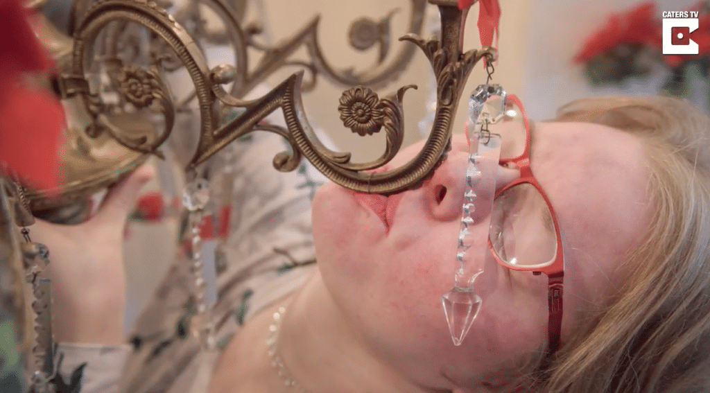 Amanda Liberty engaged to chandelier