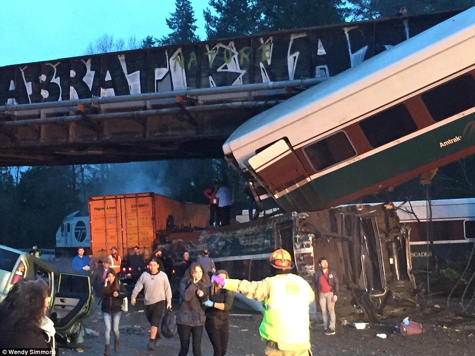 Amtrak train Washington derailment