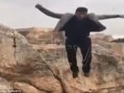 Video: Turkish man falls to his death while posing for amazing b’day photo