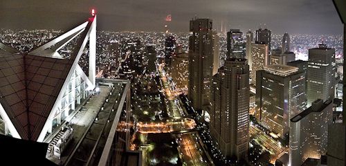 View from the new york bar 52nd floor park hyatt tokyo