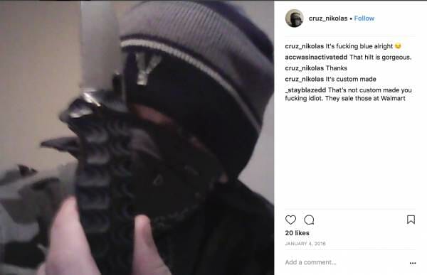 Nikolas Cruz Instagram