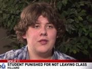 Hilliard Davidson student suspended for staying in class during walkout Jacob Shoemaker