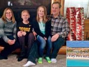 Gas leak? Iowa family of four found dead in Mexican condo while on vacation Kevin Wayne Sharp and Amy Marie Sharp