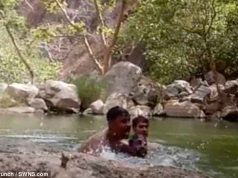 Three Indian men record themselves drowning