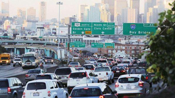 California traffic jams