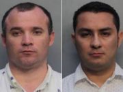 Catholic priests caught having physical relationship in car at Miami Beach playground. Diego Berrio and Edwin Giraldo Cortez