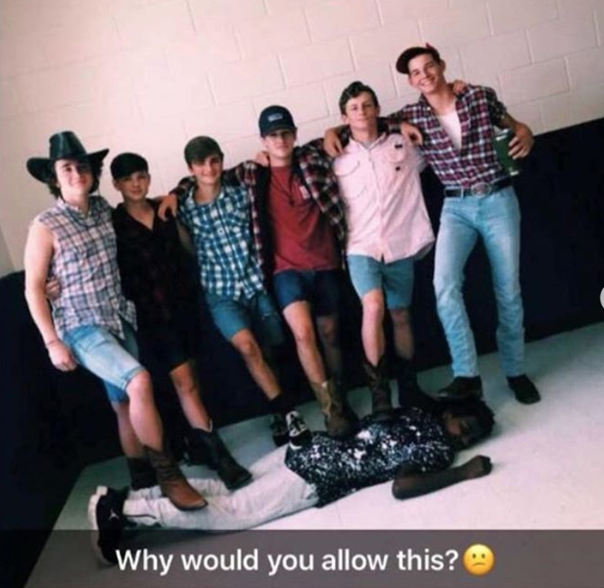 Moody High School racist photo