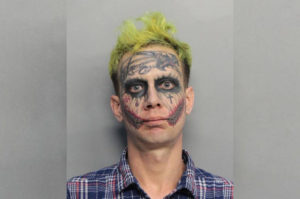 Florida’s Joker Lawrence Sullivan mugshot reveals new tattoos.