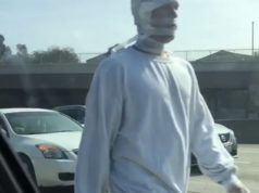 Lisa Shields films escaped mental patient