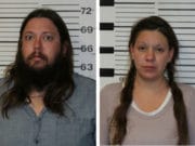 Drug addict parents arrested after Wyoming baby tests positive for meth Aube Ringer and Tosha Scott