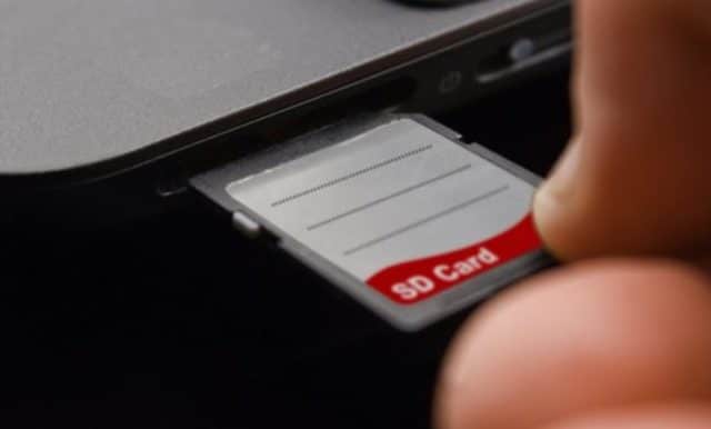 remove write protection from SD card