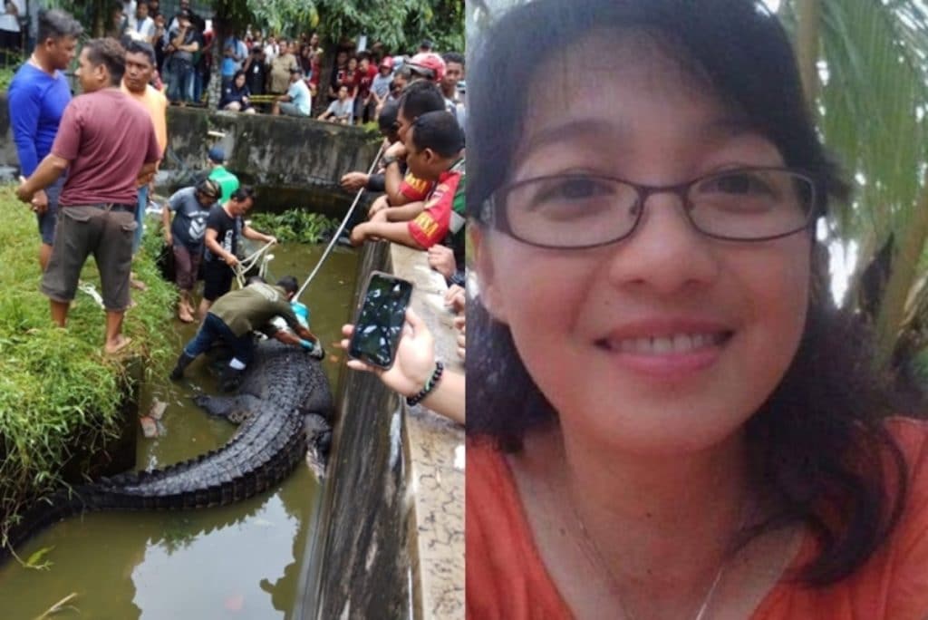 Deasy Tuwo female scientest eaten alive in Indonesian crocodile attack