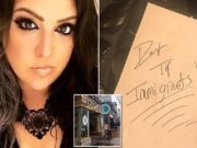 ‘Don’t tip immigrants’ NJ couple leave racist note for Spanish speaking server Lorena Bossi