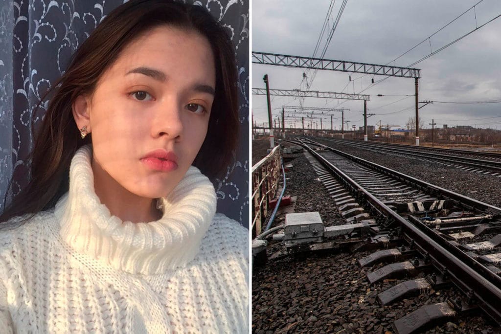 Karina Baymukhambetova Selfie Photos Russian Girl Killed By Freight Train