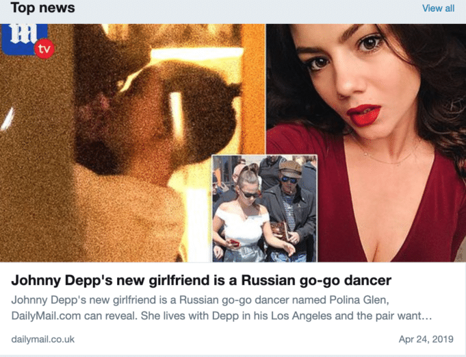 Polina Glen Photos Johnny Depp New Girlfriend Plan To Marry 3389