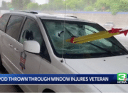 Impaled by tripod: Sacramento passenger suffers punctured lung and broken ribs after overpass throw Sacramento passenger impaled by tripod
