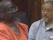 ‘Treat me like a black man’ Road rage attacker turns up to Hawaii trial in blackface Mark Char blackface
