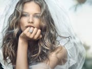 Wedding dress engagement ring