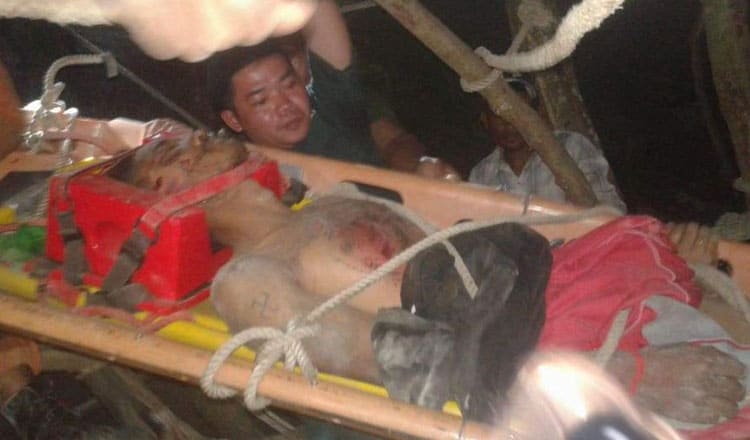 Sum Bora Cambodia man rescued.
