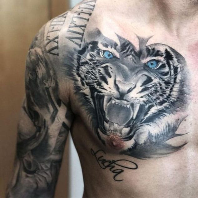 Chest Tattoo