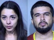 Phoenix parents arrested after 1 year old tests positive for fentanyl while getting high in car Denisse and Pablo Solorzano
