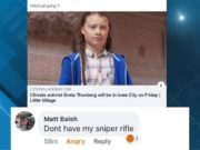 Iowa science teacher placed on leave after threatening FB comment over teen climate activist Matt Baish Waterloo