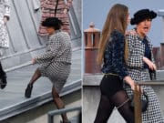‘I want to be a Chanel Runway model too!’ French comedienne kicked off stage by supermodel Marie Benoliel Gigi Hadid