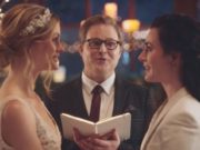 Hallmark reinstates brides kissing commercial after conservative group complaint backlash Hallmark reinstates brides kissing commercial