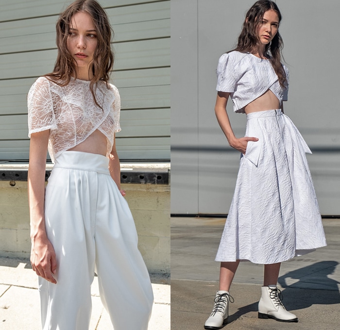 Broderie Anglaise texture Spring fashion 2020