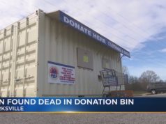 Clarksville Walmart donation bin