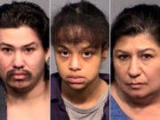 Arizona boy, 6 starves to death after parents lock child in cupboard for one month Anthony Jose Archibeque-Martinez, Elizabeth Archibeque-Martinez and Ann Marie Martinez