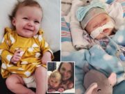 South Carolina mom shares photo of 2 month old daughter – youngest to be infected w/ coronavirus Ashley Hildebrand baby Ellie coronavirus