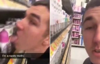 Man licks toiletries in Missouri supermarket video: Who is scared of coronavirus? Cody Pfister