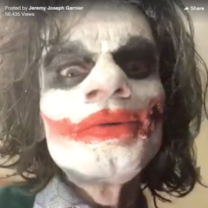 Jeremy Joseph Garnier St Louis Joker Facebook Livestream video