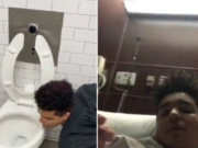 Watch: TikTok influencer ends up in hospital days after coronavirus toilet licking stunt TikTok Larz coronavirus