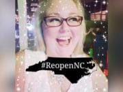 ReOpen NC leader of quarantine protest contracts coronavirus – still pushes for early dates Audrey Whitlock ReOpen North Carolina leader