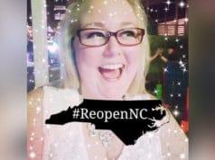 Audrey Whitlock ReOpen North Carolina leader
