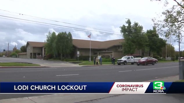 Lodi church locks changed by landlord