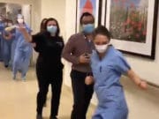 Watch: Canada nurses & doctors dance after taking coronavirus patient off ventilator Markham Stouffville Hospital video