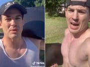 White man runs 2.23 miles w/ TV to prove he wouldn’t get shot like black man Richard Demsick running