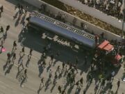 Semi truck speeds into Minneapolis protesters