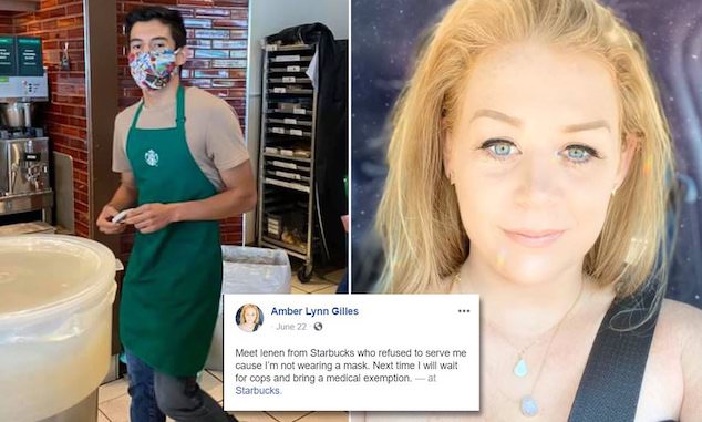 Amber Lynn Gilles Lenin Gutierrez San Diego Starbucks Barista Drama 6958